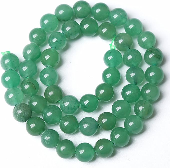 4MM 86PCS Natural Stone Green Aventurine Gemstone Loose Beads for Jewelry Making DIY Bracelet 1 Strand