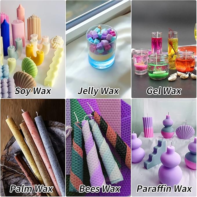 FansArriche Candle dye - 10 Colors Liquid Oil-Based dye for Candle Wax, Vivid Candle Color for DIY Candle Making, Highly Concentrate Natural Candle Color
