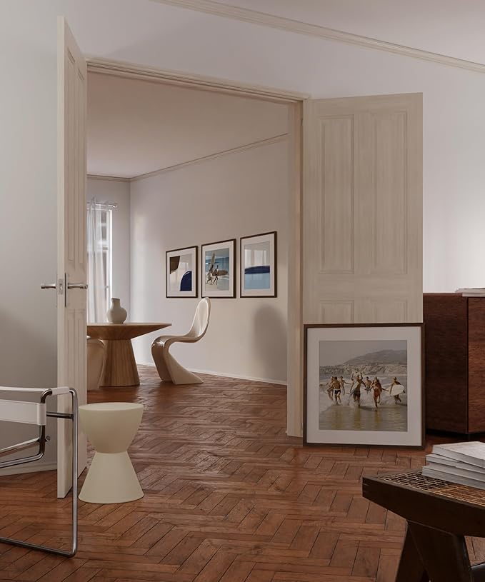 HAUS AND HUES Walnut Square Frames Set of 4-20x20