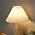 Tiiyee Small Table Lamp, Pleated Table Lamp Bedside Night Lamp with Rattan Base Fabric Pleated Lampshade Vintage Design Soft Warm Light for Bedroom Decor Living Room Reading Office Dorm Coffee Shop - Image 7