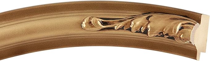 OVALCREST Oval Beveled Wall Mirror for Home Decor - Florence Style - Desert Gold - 24" x 20"