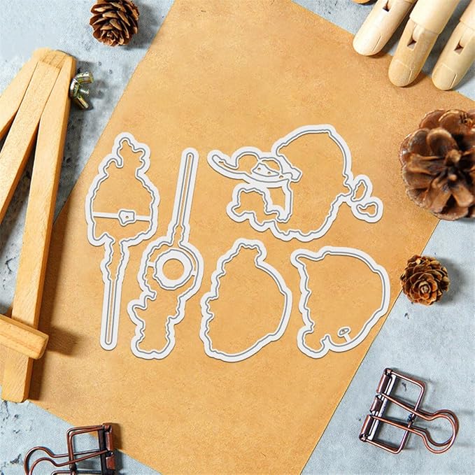 Spring Rabbit Flower Wreath Stamps and Cutting Dies for Card Making DIY Transparent Silicone Clear Stamp and Metal Die Cuts Sets for Scrapbooking Paper Greeting Cards Decor Seals Craft Supplies