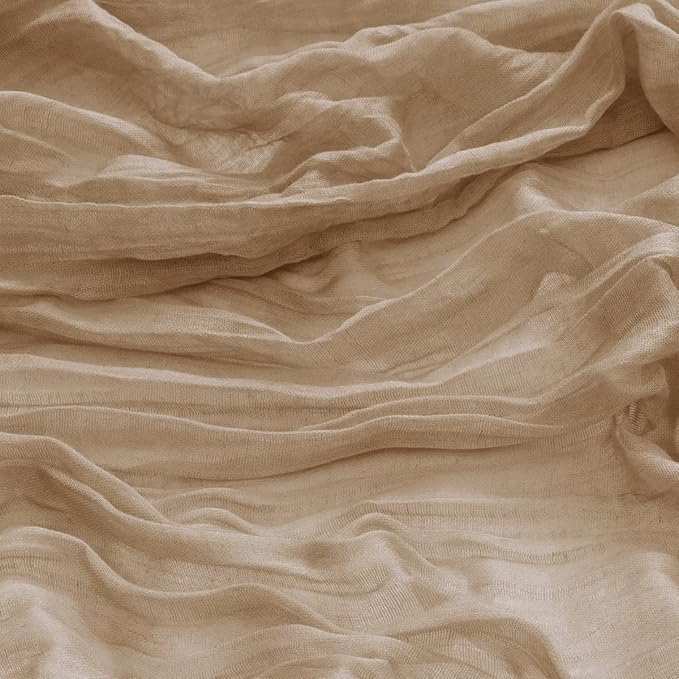 20 Pack Nude Cheesecloth Napkins Spring Cloth Napkins Set of 20 Coffee Dinner Napkins Bulk 21x21 Inches for Wedding Bridal Shower Baby Shower Valentine's Day