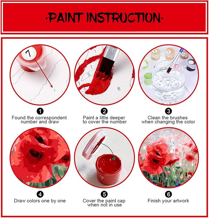 Mosaflare Paint by Numbers for Adults Beginner, Cocktail Adult Paint by Number Kits on Canvas, DIY Acrylic Oil Easy Painting by Numbers for Home Wall Decor 12X16 inch (Without Frame)