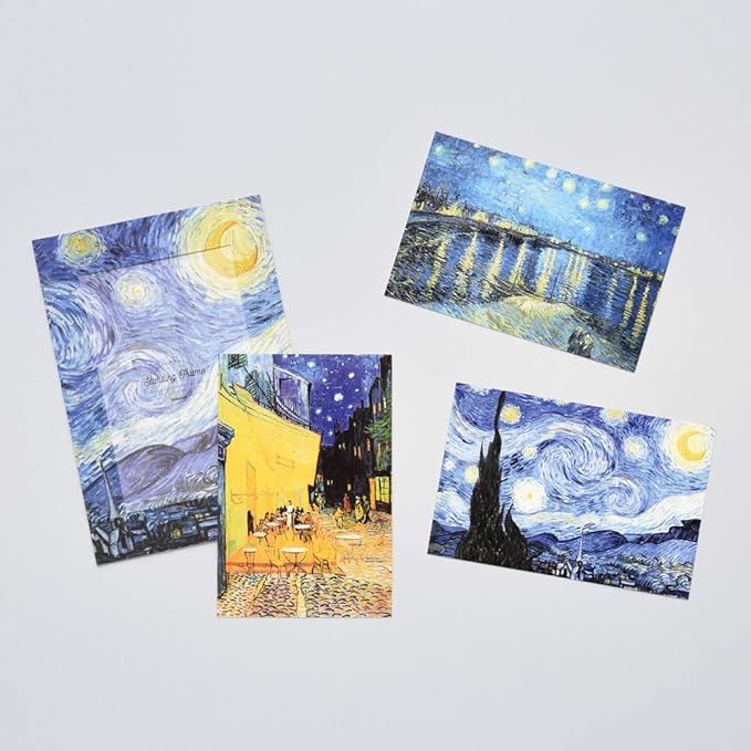Monolike Gogh Single cards - mix 36 pack, Famous painting and Famous 36 Gogh Single cards