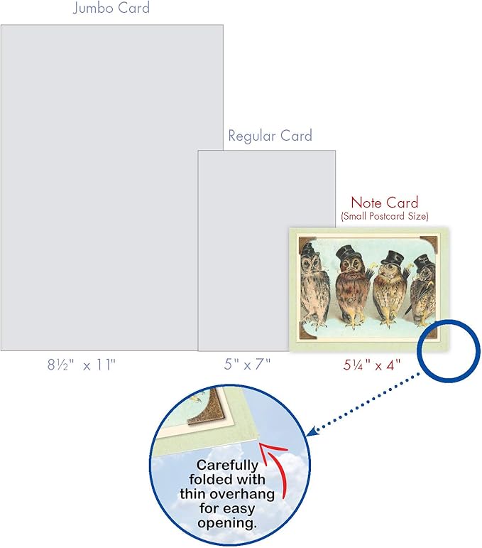 The Best Card Company - 10 Bird Note Cards Blank (4 x 5.12 Inch) - All Occasion Cards with Envelopes, Boxed Set - Sweet Tweets M2344OCB
