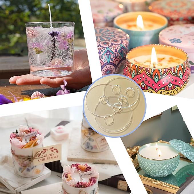 9 Pcs 3 Styles Acrylic Candles Wicks Centering Devices, 1/2/3 Hole Candle Centering Tool for Candle Making, Craft DIY