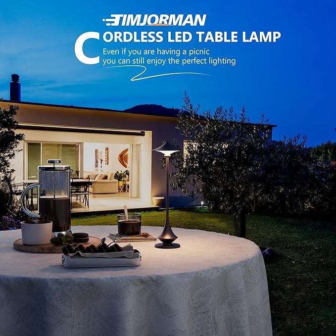 Modern Minimalist Cordless Table Lamp,Rechargeable,Aluminum Alloy Body for Living Room/Bedroom/Kitchen/Outside(Nebula Purple 1 Pack)