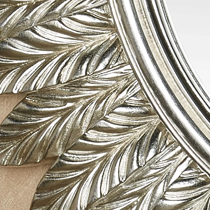 Touch of Class Ella Leaves Wall Mirror Silver with Gold