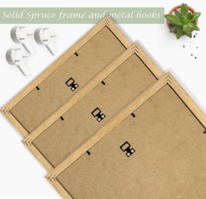 Induslyfe Framed Sage Green Vintage Wall Art Canvas Decor Set of 3, Matisse Wall Art Prints Posters Mid Century Modern Art, Van Gogh Floral Botanical wall art, bathroom, bedroom, living room 12x16