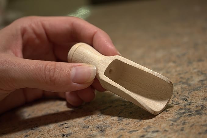 Traditional Wooden Spoons Sets x 3 (length 3" (8cm)) SMALL