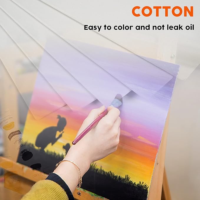 CONDA Canvas Board 10 x 10 inch, 14 Pack Canvases for Painting, Gesso Primed Acid-Free, 100% Cotton Canvas for Drawing, Artist Canvas Panels for Acrylic, Pouring & Oil Painting