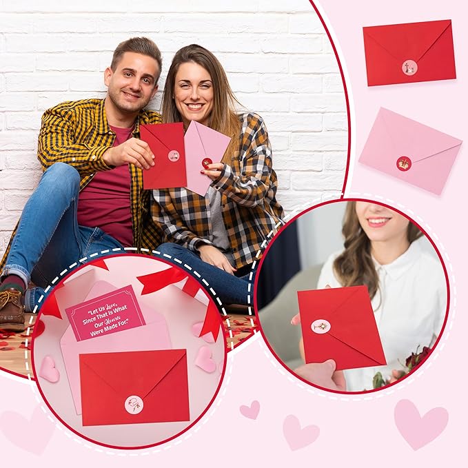 TICIAGA 144pcs Valentine's Day Catholic Church Greeting Cards with Envelop Retro Religious Sticker for Kid Bible Books Notecard Exchange Gifts for Boys and Girls Christian School Classroom Party Favors