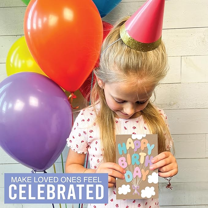 Hadley Designs Happy Birthday Cards Bulk with Envelopes - 54 Assorted Birthday Cards for Kids & Adults, Bulk Greeting Card Pack for Office, Generic Bday Notecards with Envelopes, Designed in USA