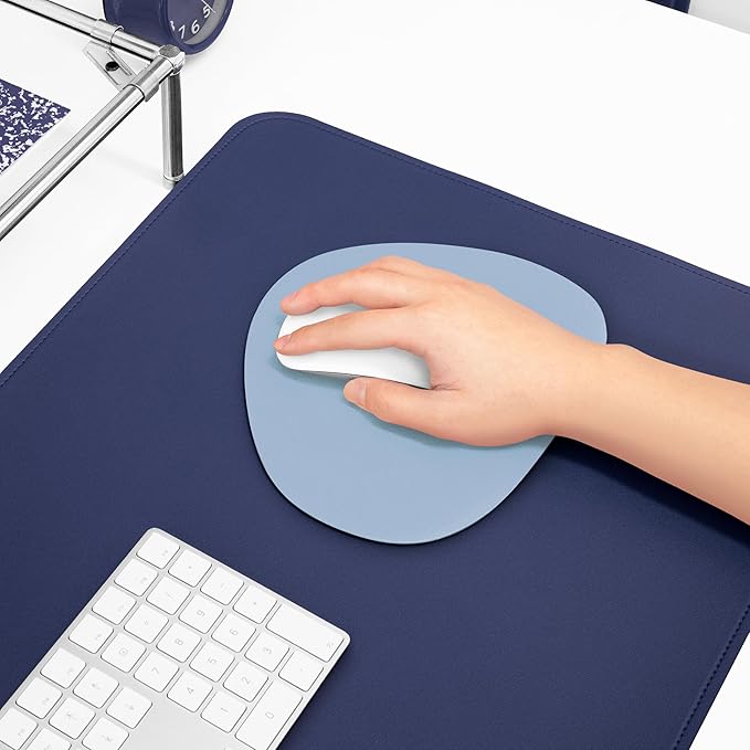 Mouse pad, Non-Slip Washable Waterproof Computer Mouse pad (Baby Blue)
