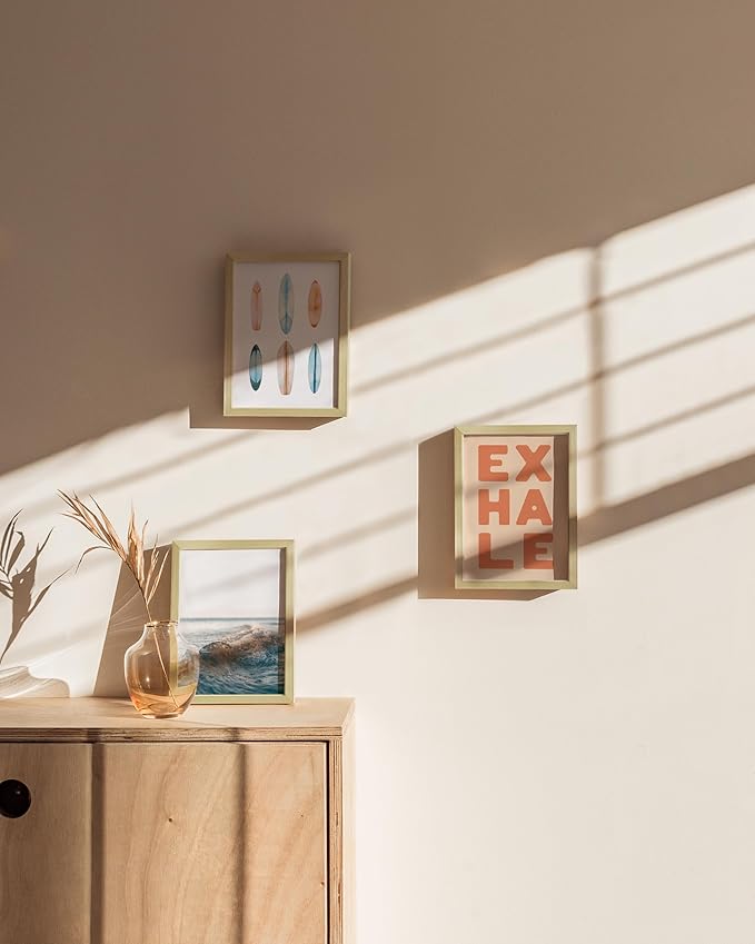 HAUS AND HUES Standalone Gold Aluminum Frame Set of 3-5x7