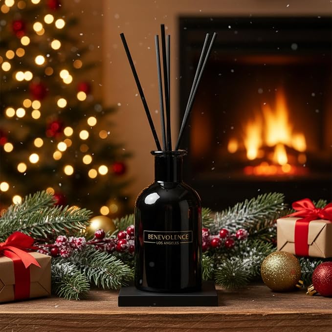 Benevolence LA Lavender & Eucalyptus Reed Diffuser Oil Refill | Long Lasting Home Fragrance for Bathroom and Bedroom | Essential Oils for Relaxation - 4 oz