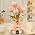 Tulip Flower Lamps, Rechargeable Cordless Small Desk Lamp, 3 Colors Dimmable Artificial Flowers Night Light, Fake Bouquet 5 Tulip with Crystal Vase for Home Date Party Decoration (Tulip-Pink) - Image 7
