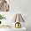 Gold Small Bedside Table Lamp for Bedroom, Brass Gold Bedroom Lamps for Nightstand, Cute Mini Table Lamps for Small Spaces with Scalloped Shade for Kitchen Counter, Bookshelf, Living Room, Kids Dorm - Image 7