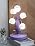 Flower Lamp for Home,5 Lily of The Valley Vintage Table Lamps (Purple) - Image 7