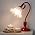 Flower Table Lamp, LED Reading Light Bedside Vintage Night Light (Red) - Image 7