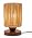 Rattan Table Lamp,Boho Small Beside Lamp,Farmhouse Table Lamp for Room Decor,Vintage Wicker Wooden Nightstand Bamboo Woven End Table Lamps for Bedroom Living Room Desk Kids Room,LED Bulb Included - Image 7