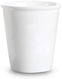 Paper Cup Design Ceramic Mug Eco-Friendly Reusable Cup, Minimalist Home & Office Use. (White & 280 ml) by RabyLeo