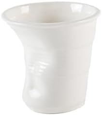 Ceramic pleated water cup, irregularly shaped coffee cup 200ml by JinRu+BaoHua