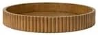 Wood Decorative Tray 16.4 Inch, Wooden Serving Tray, Farmhouse Style Round Tray for Coffee Table, Centerpiece, Shelf, or Countertop Decor - Image 2