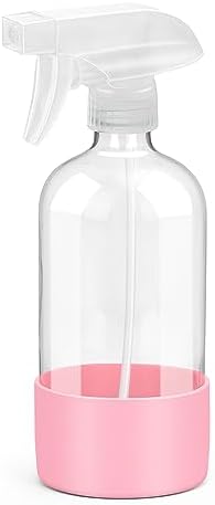 Glass Spray Bottles for Cleaning - 16 oz Spray Bottles with Silicone Sleeve by Rionisor%E2%80%94%E2%80%94HomeEssentials