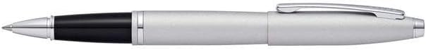 Cross Calais Refillable Rollerball Pen Presented in a Luxury Gift Box - Medium Point, Black Ink, Satin Chrome