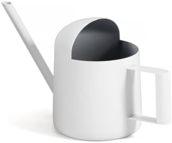 Small Watering Can 10oz Long Spout for Indoor Plants (White) - Image 2
