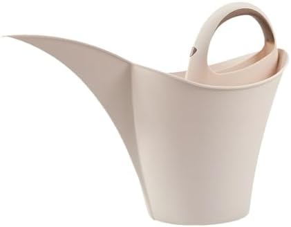 Gardening Watering Can with Long Spout,Watering Can for Outdoor Plants,Anti-Splash Design,Indoor/Outdoor Plants, Lightweight & Durable-2L (Light Pink) by Defemim