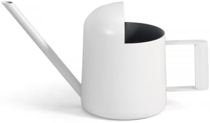 Small Watering Can 10oz Long Spout for Indoor Plants (White) by EPalace