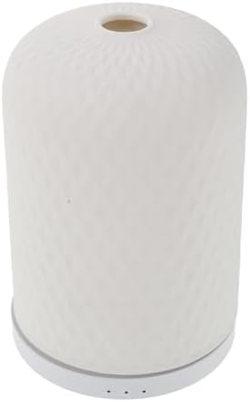 Ceramic Essential Oil Diffuser with Color Changing LED Light by Luxshiny