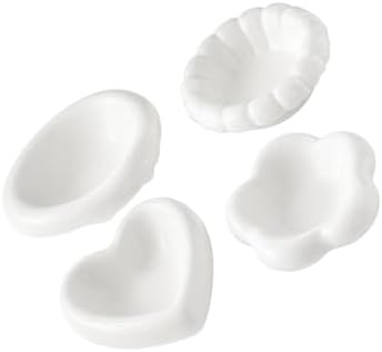Ceramic Storage Tray White Glazed Catchall for Snacks Jewelry Vanity Countertop Display Decorative Serving Accent Kitch by Unknown