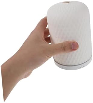Ceramic Aromatherapy Diffuser White with Multi-Color LED Mood Light - Image 3