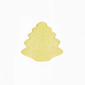 Nut Free, Plain Uniced Christmas Tree Cookies to Decorate - 50 Count