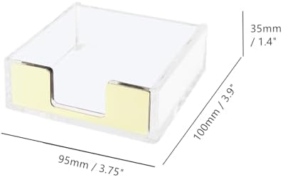NatSumeBasics Gold Sticky Note Holder Memo Note Pad Holder Dispenser - Image 6