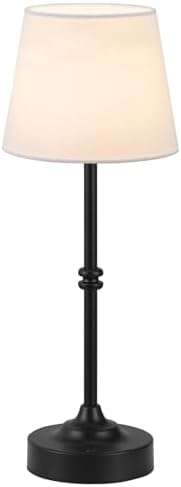 Kakanuo Rechargeable Cordless Table Lamp Black - 1 Pack 4000mAh Battery Operated Lamp, 3000K Warm Light, Touch Control Stepless Dimming, for Bedside, Dining Table, Home Decor by KakanuoLightings