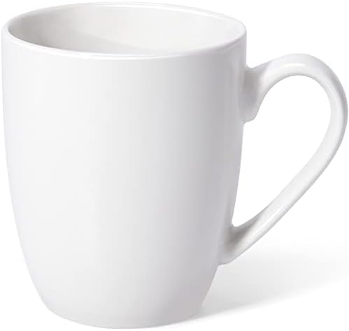 Urbanstrive Large Ceramic Coffee Mug 16oz(475ml) Tea Cups Idea Gifts White by haveyourcakeandcoffeetoo