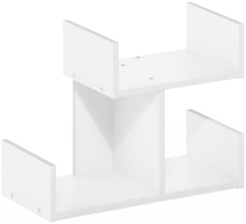 Furinno HERMITE Desk File Folder Organizers, 3-Shelf Desktop Office Organization Racks, Desk Top Display Book Shelf, for Paper, Office Supplies, Magazine, White - Image 5