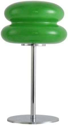 Mushroom Lamp for Bedroom,Mid Century Modern Lamp for Nightstand, Dimmable Retro Egg Tart Bedside Small Lamps,Unique Home Mushroom Decor Aesthetic Cute Table Lamps for Living Room (Green) by Unknown