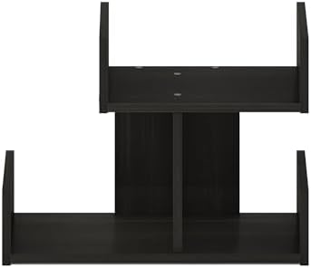 Furinno HERMITE Desk File Folder Organizers, 3-Shelf Desktop Office Organization Racks, Desk Top Display Book Shelf, for Paper, Office Supplies, Magazine, Espresso - Image 6