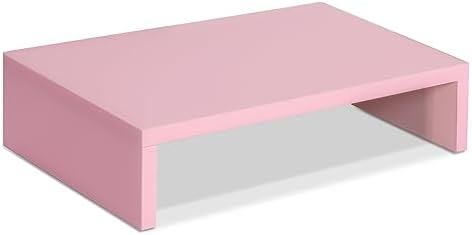 TEAMIX Pink Monitor Stand Riser, Small by TEAMIX