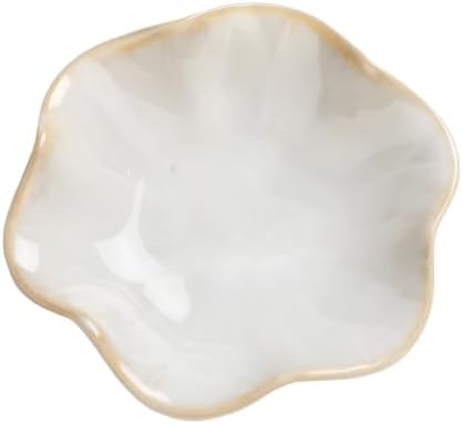 Shaped Ceramic Small Trinket Tray for Rings Earrings Keys Catchall Organizer Nightstand Or Entryway Decor Decorative Plate for Bedroom Vanity Office for Use by Unknown
