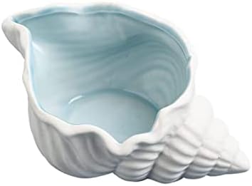 Ceramic Jewelry Dish Trinket Tray Conch Style Ring Dish Earrings Candy Storage Holder Table Decoration Supplies by Linfye