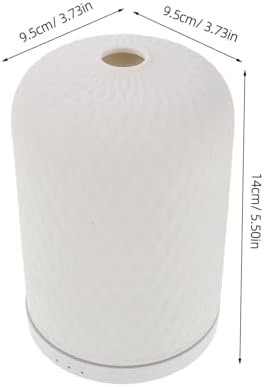 VOSAREA Ceramic and Mist Technology Essential Oil Diffuser with Silent Operation Minimalist Silhouette Design with Multi-Color Changing LED Lights for Home for Yoga and Bedrooms - Image 2