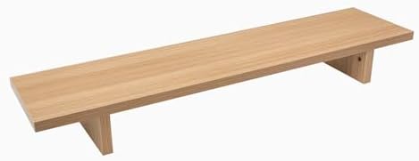 Desky Minimal Monitor Stand Sublime Teak by Desky