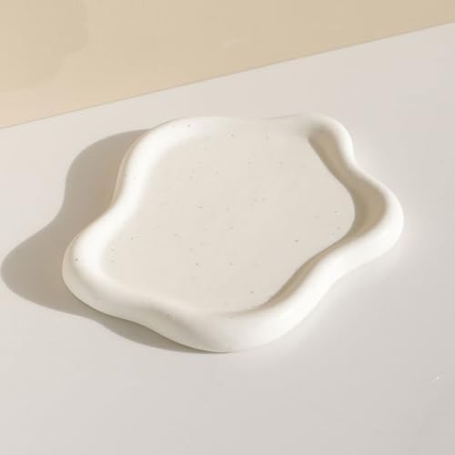 Room Decor Jewelry Tray, ring holder, Cloud Trinket Dish, Cloud Jewelry Tray, Ceramic Earring Necklace Dish Christmas Mothers Day Valentines for Women, Home Decor small jewelry dish ﻿ ﻿ - Image 4